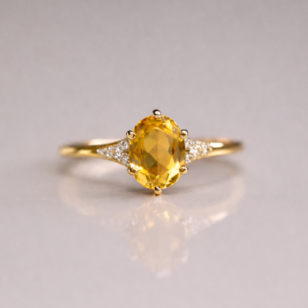 טבעת קלי סיטרין ויהלומים - תמונה 2