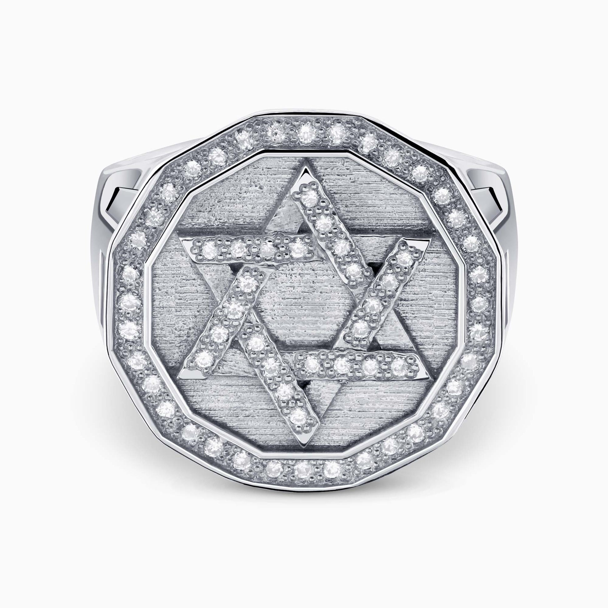 טבעת חותם מגן דוד - כפריס תכשיטים