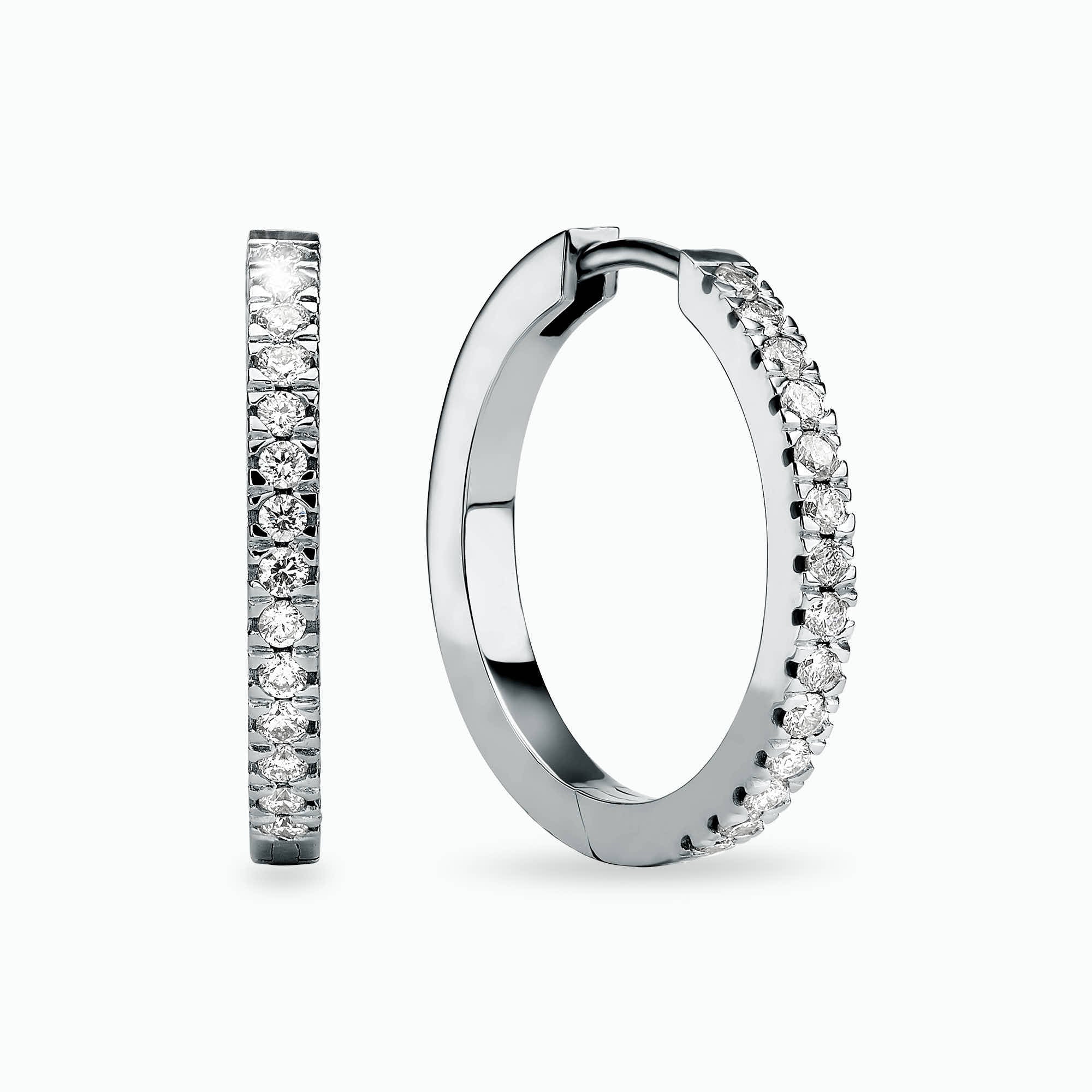 עגילי חישוק וינסנט - כפריס תכשיטים