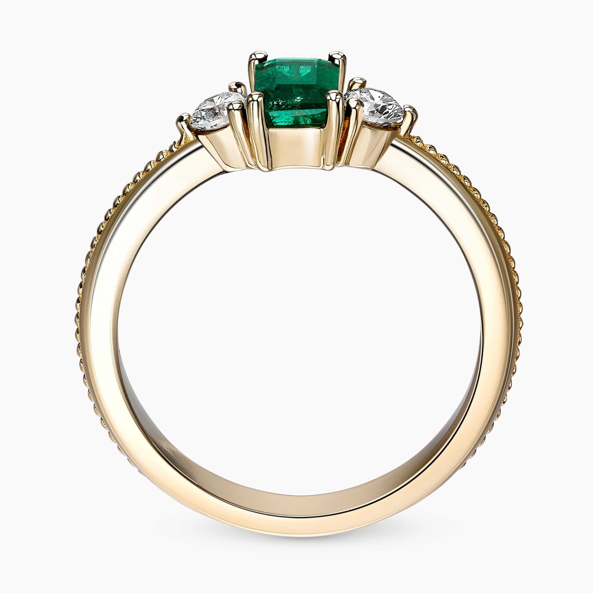 טבעת טריפל אמרלד - תמונה 3