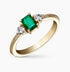 טבעת טריפל אמרלד - תמונה 2