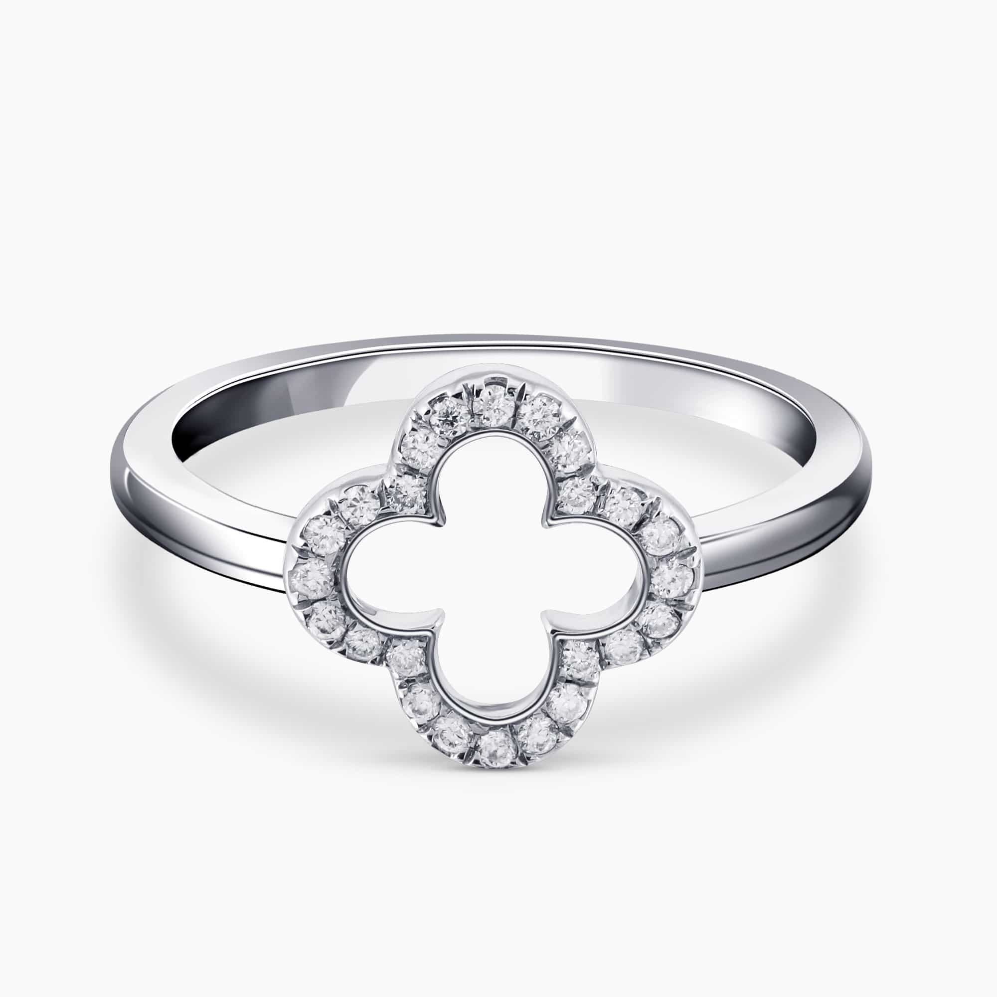 טבעת תלתן - כפריס תכשיטים