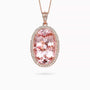 שרשת שיינה מורגנייט אובל - כפריס תכשיטים