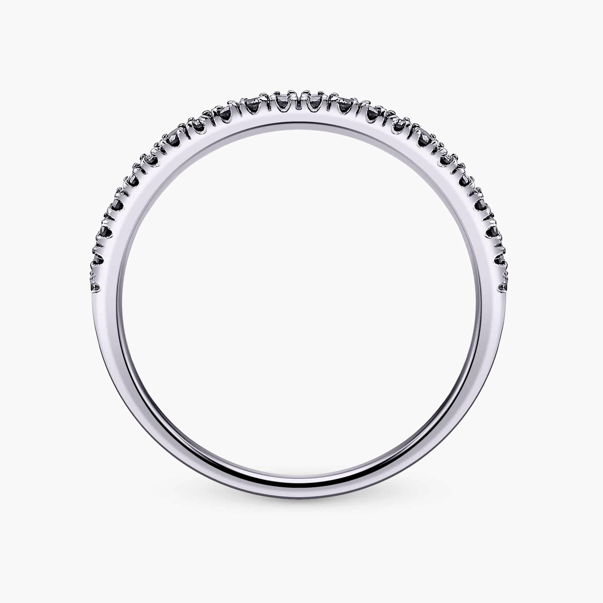 טבעת דון יהלומים שחורים - תמונה 6