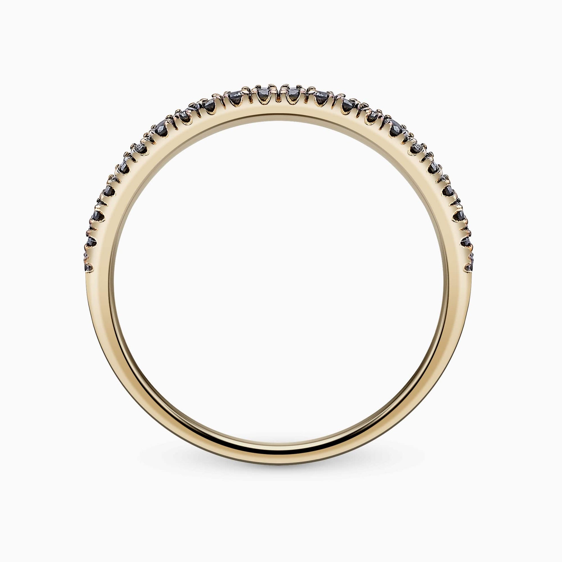 טבעת דון יהלומים שחורים - תמונה 2