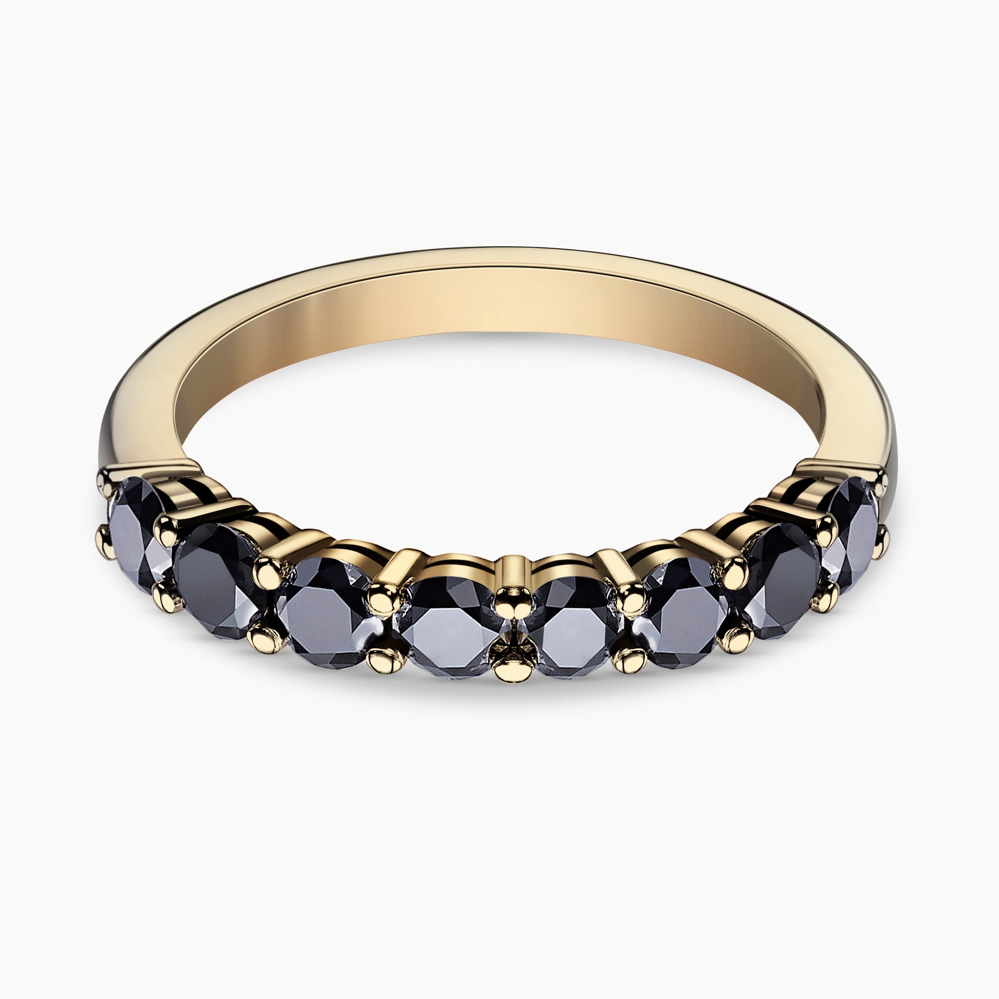 טבעת ליב יהלומים שחורים