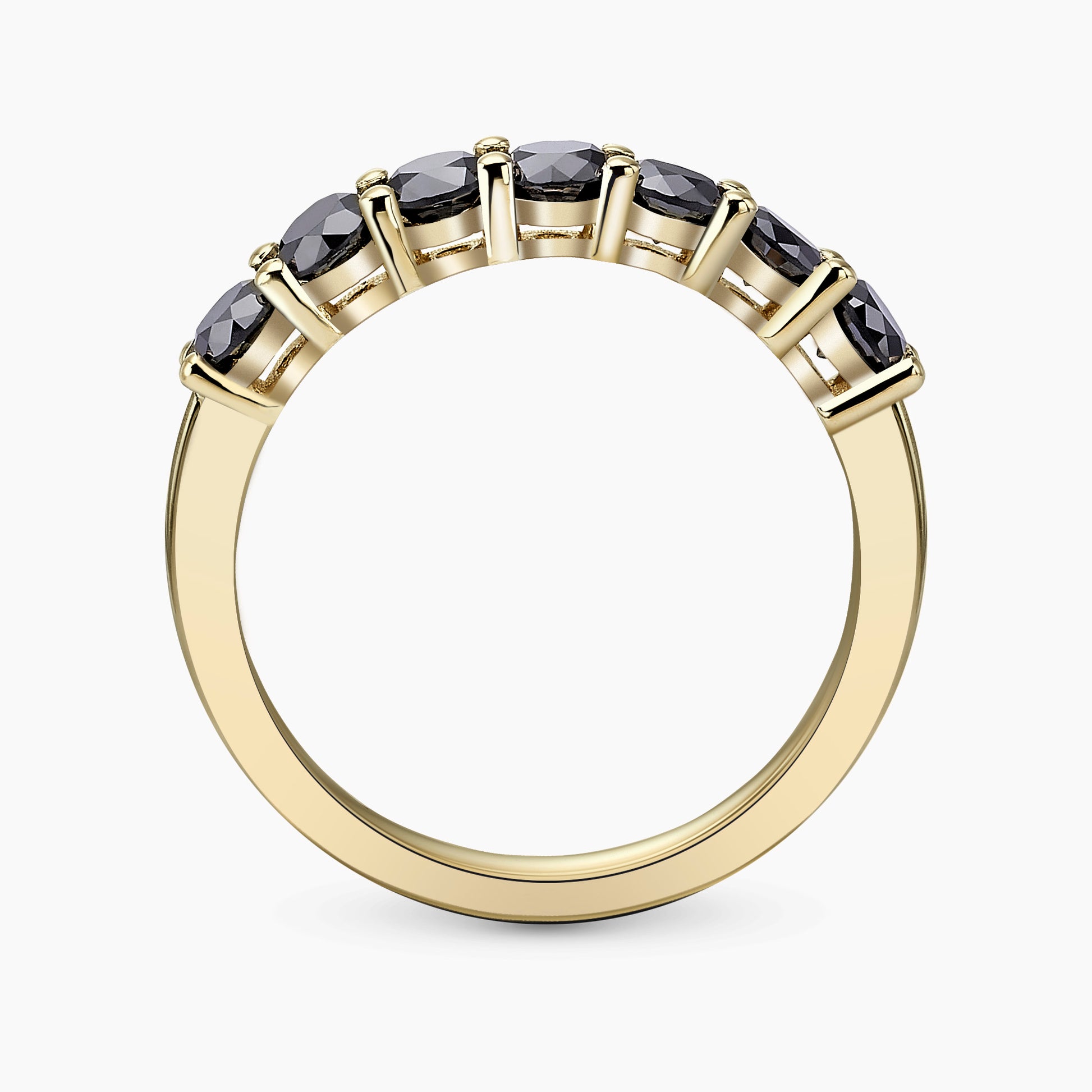 טבעת ליב יהלומים שחורים