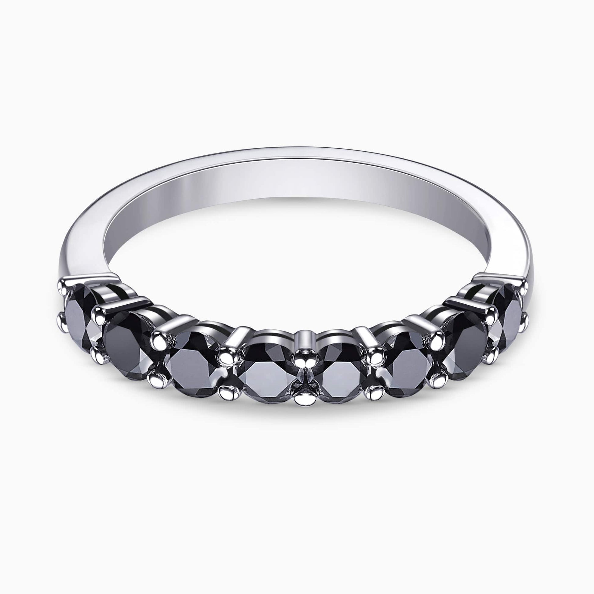 טבעת ליב יהלומים שחורים - כפריס תכשיטים