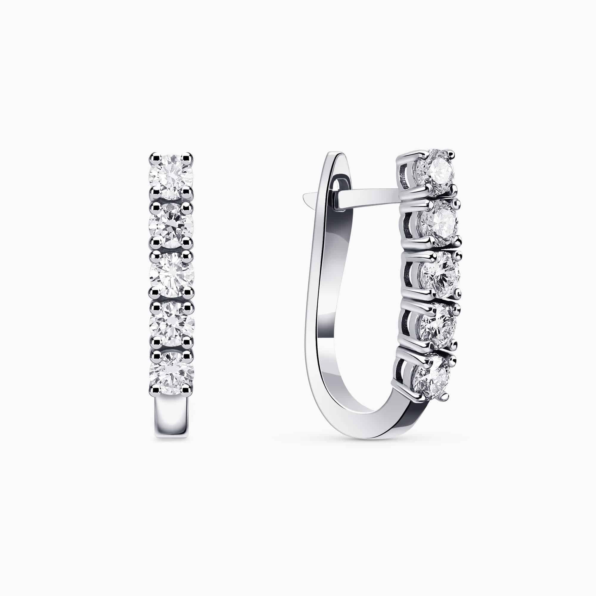 עגילי עלמה 0.30 - כפריס תכשיטים