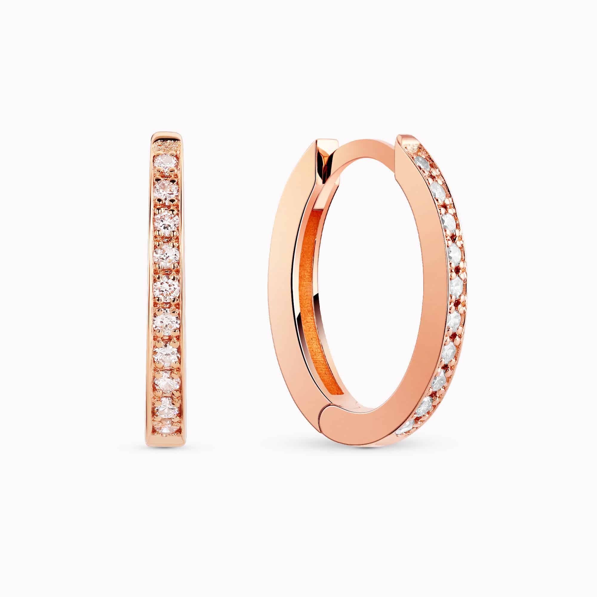 עגילי חישוק וונדי - כפריס תכשיטים