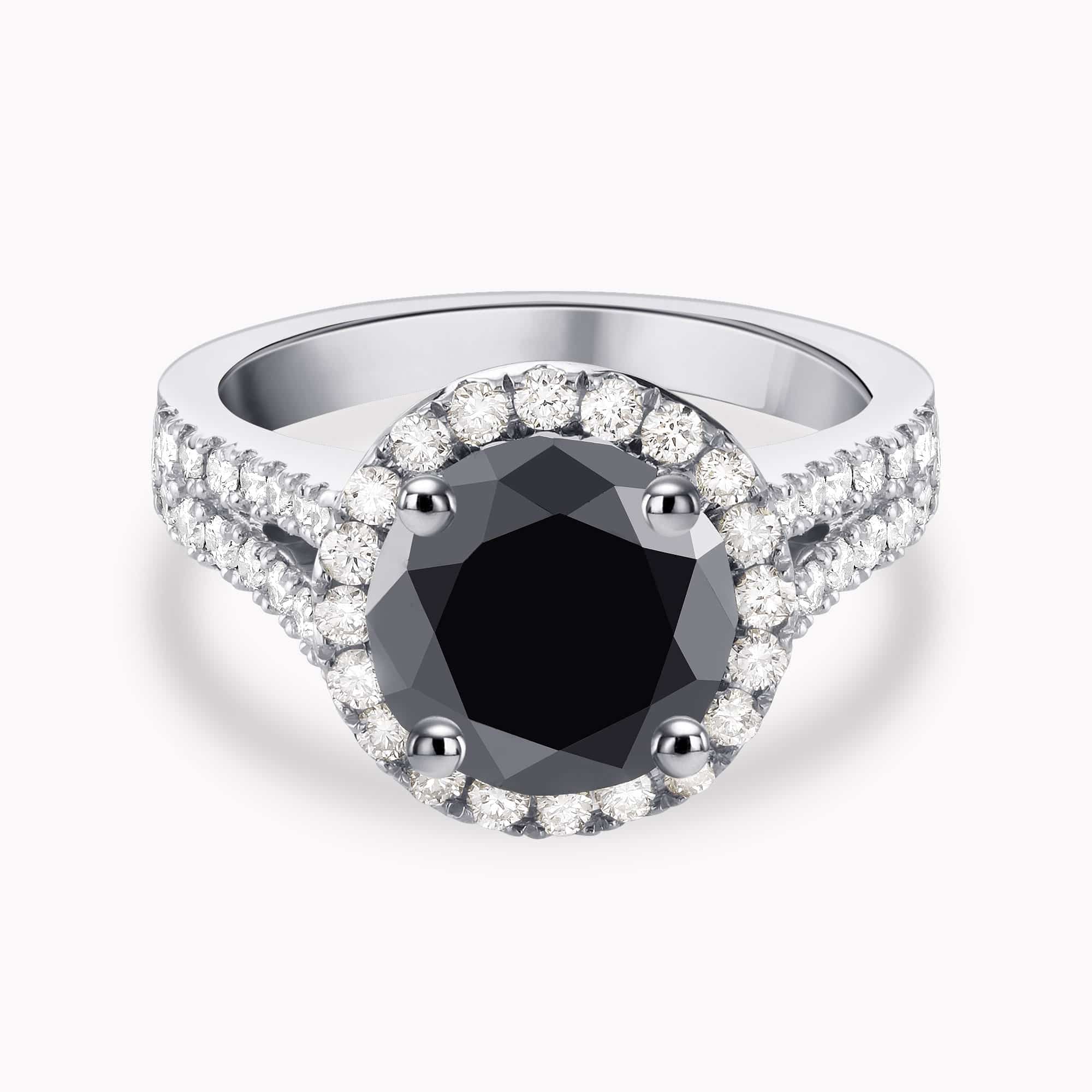 טבעת מייק יהלום שחור - כפריס תכשיטים