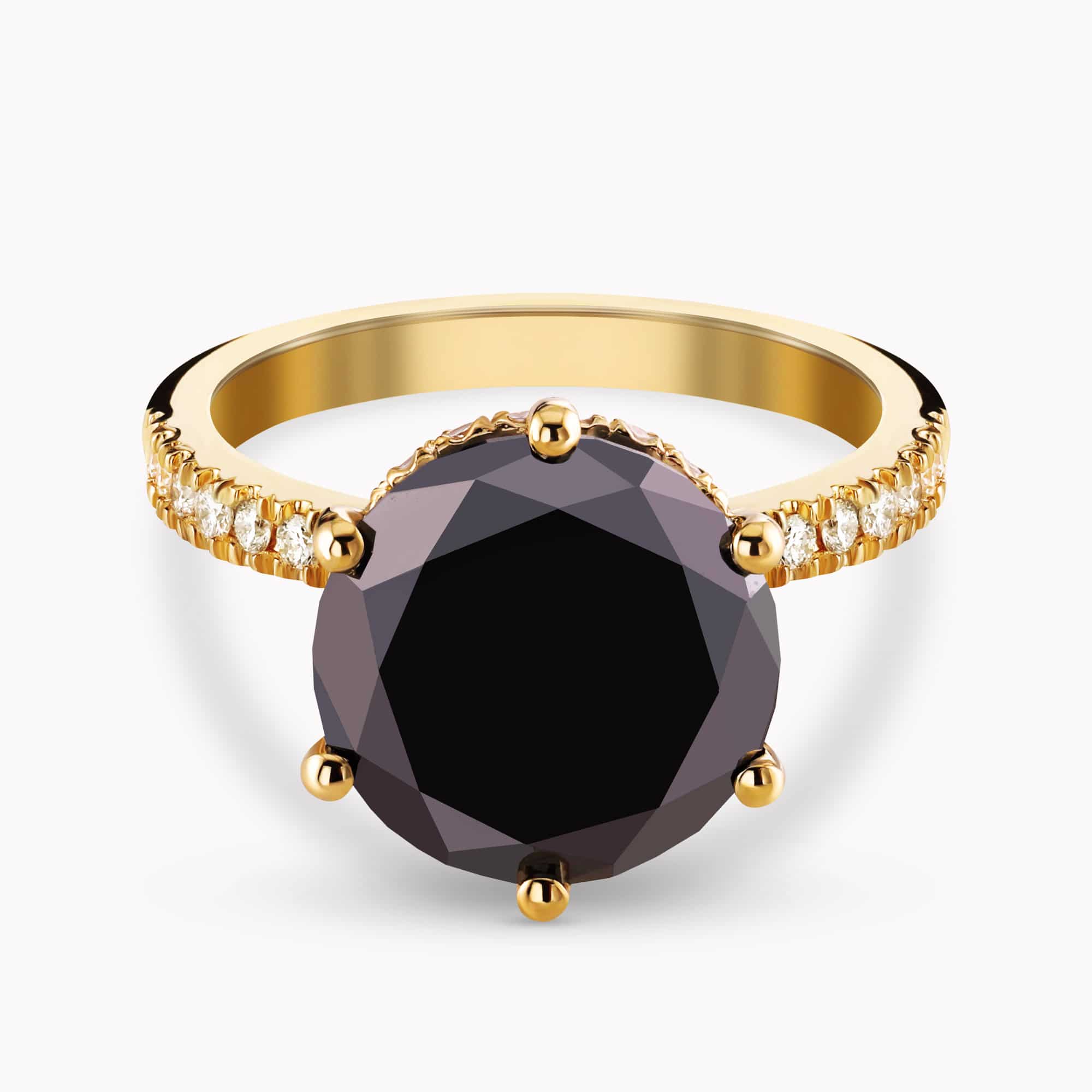 טבעת אלור יהלום שחור - כפריס תכשיטים